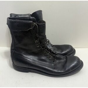 Vintage Addison Shoe Company 1982 Military Men's Combat Boots 12.5R Leather